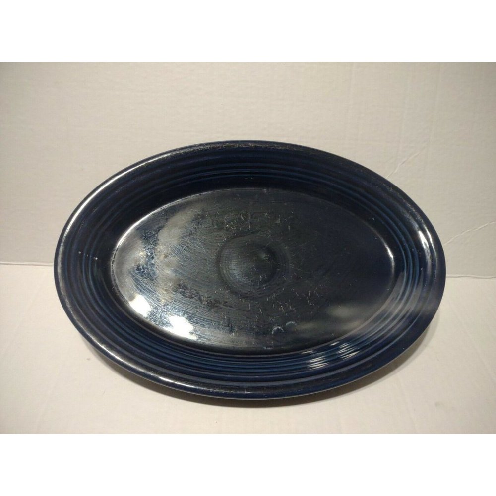 Homer Laughlin Fiesta Cobalt Blue  Oval Serving Platter 220822